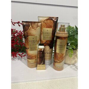 Bath & Body Works “Vanilla Cafe” NEW Body Care Set 4-Pc